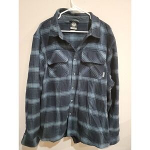 Colorado Clothing Men's XXL Heavyweight Flannel Shirt Brushed fabric Blue Plaid